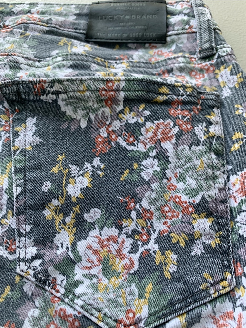 LUCKY BRAND Jeans Women's Size 6/28 Floral - Picture 5 of 10